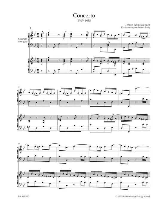 Concerto Nr.7 in g-moll BWV1058