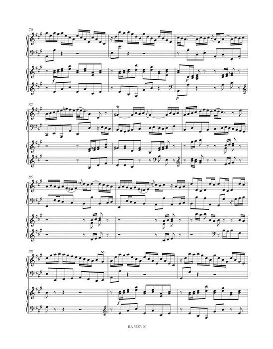Concerto fur Cembalo und Streicher Nr.4 in A-Dur BWV1055
