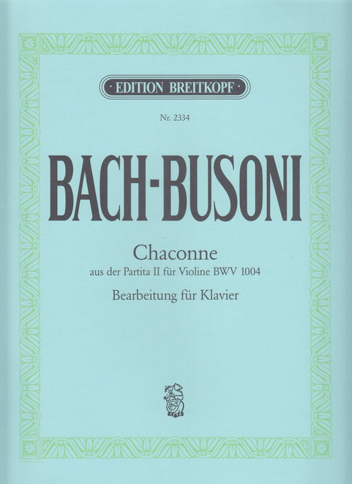 Chaconne d-moll aus BWV1004