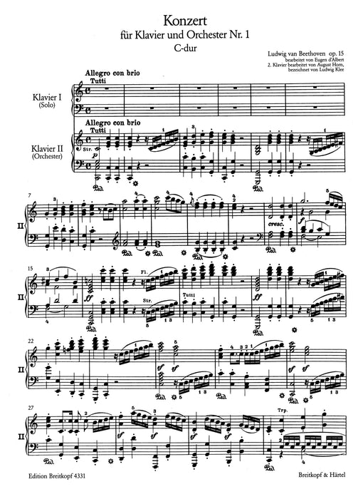 Konzert Nr.1 C-dur Op.15