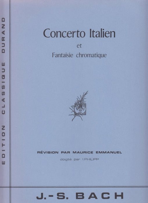 Concerto Italien et Fantasie chromatique