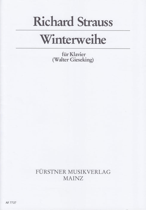 Winterweihe Op.48-4