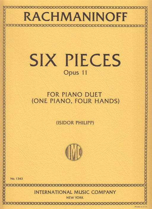 6 Pieces Op.11 (1P4H)