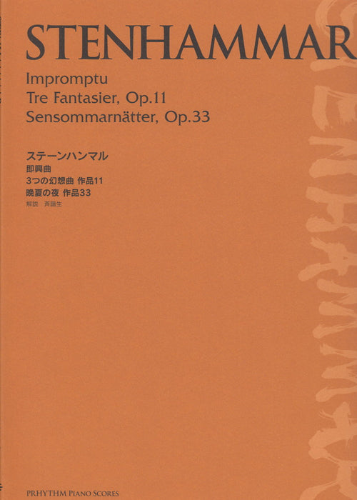 Impromptu, Tre Fantasier Op.11, Sensommarnatter Op.33