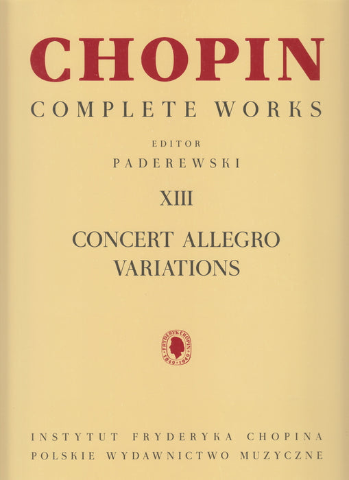 CW13 Concert Allegro, Variations