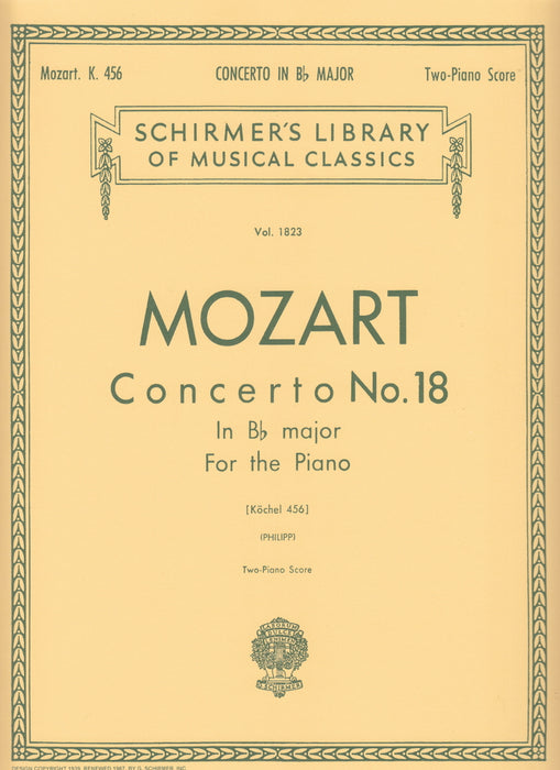 Concerto No.18 In B Flat major KV456