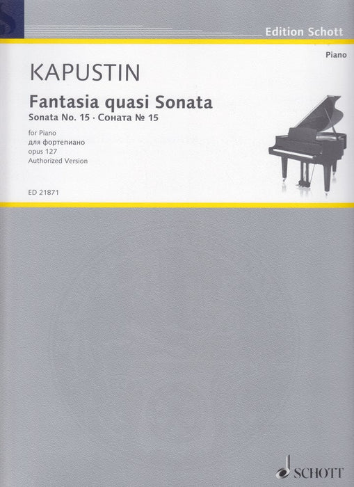Fantasia quasi Sonata　(Sonata No.15, op.127)
