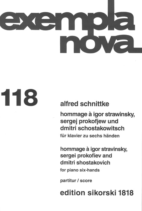 hommage a igor stravinsky, prokofiev and shostakovich