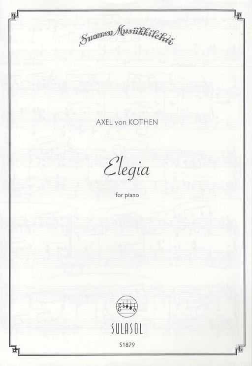 Elegia, for piano