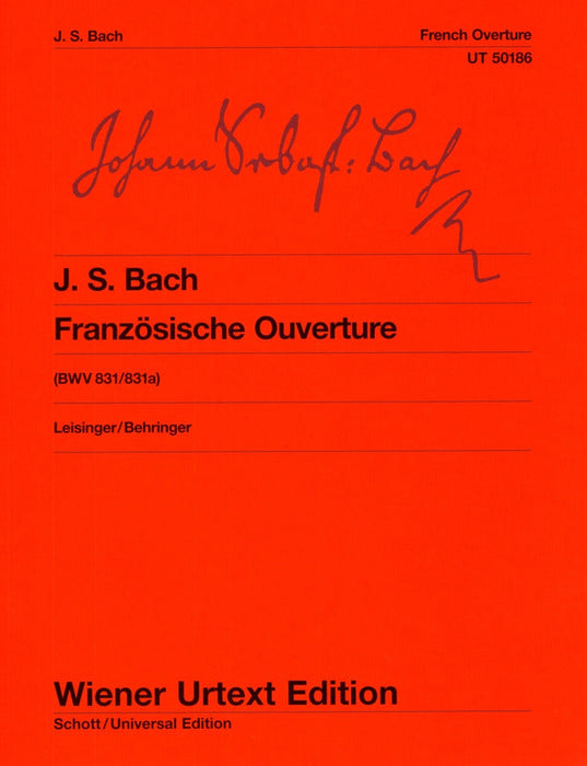 French Overture BWV831/831a