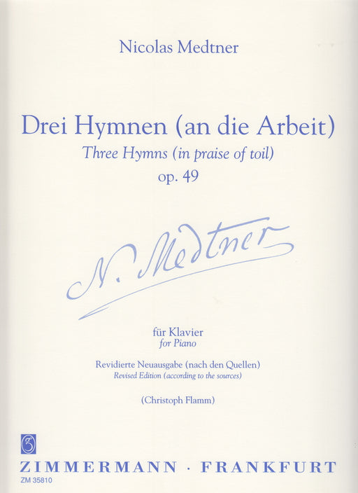 Drei Hymnen (an die Arbeit) Op.49