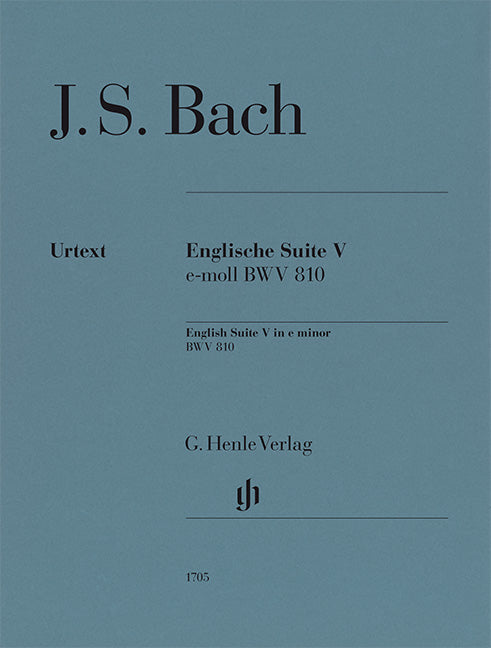Englische Suite 5 e-moll BWV810