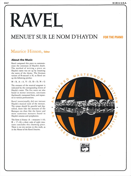 MENUET SUR LE NOM D'HAYDN