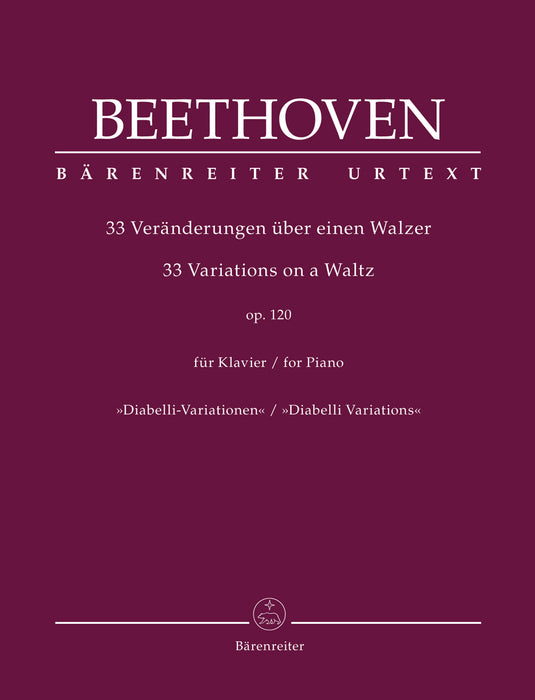 33 Variations on a Waltz op. 120 "Diabelli Variations"