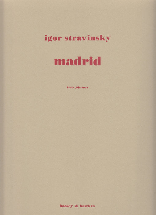 Madrid from Four Studies for Orchestra