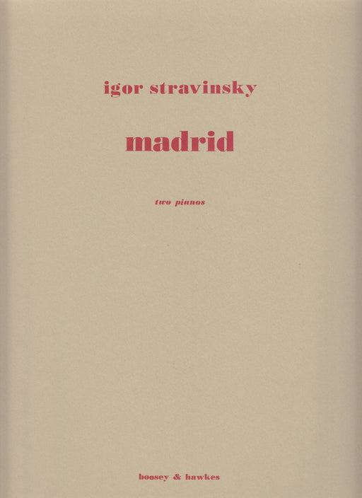 Madrid from Four Studies for Orchestra