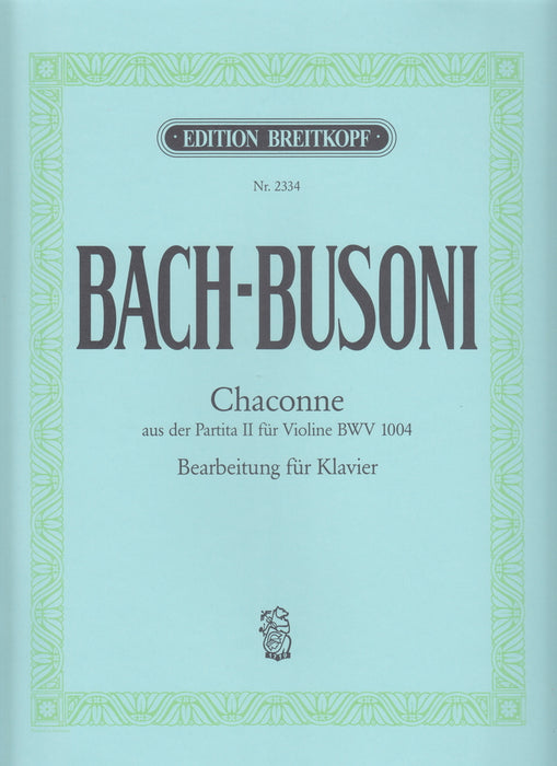 Chaconne d-moll aus BWV1004