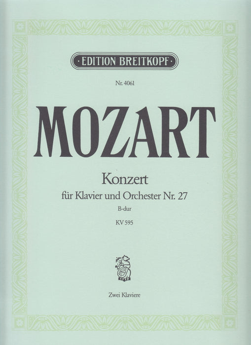 Konzert fur Klavier und Orchester Nr.27 B-dur KV595