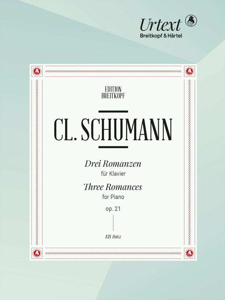 3 Romanzen Op.21 - 3つのロマンス 作品21 - クララ・シューマン