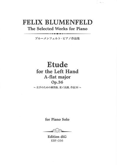 Etude for the Left Hand A flat major Op.36(1905)