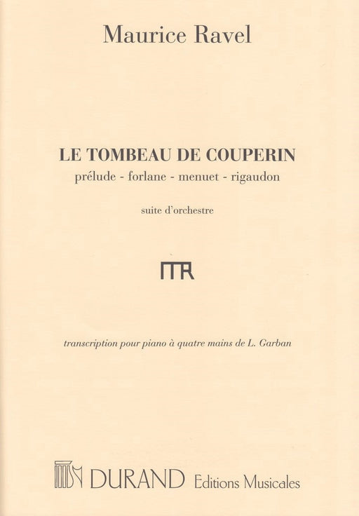 Le tombeau de couprin -Suite d'Orchestre(1P4H)