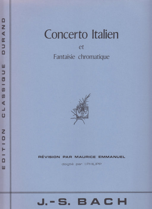 Concerto Italien et Fantasie chromatique