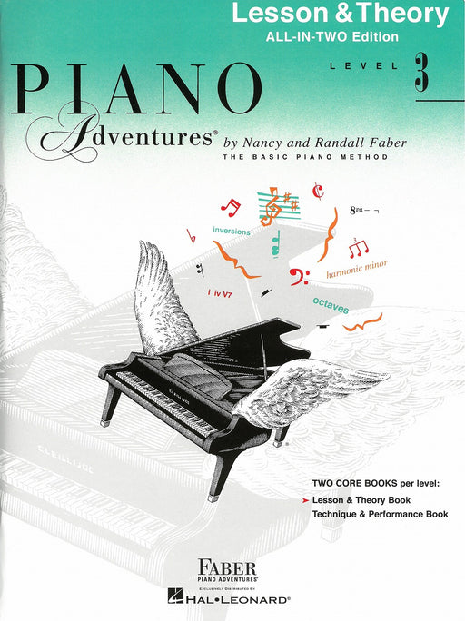 [英語版]Piano Adventure Lesson＆Theory Level 3 All-in-Two Edition[Audio版]