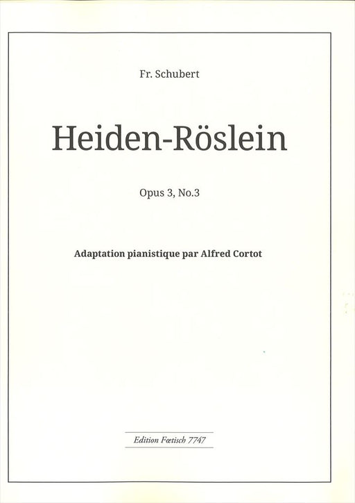 Heiden Roslein Op.3-3