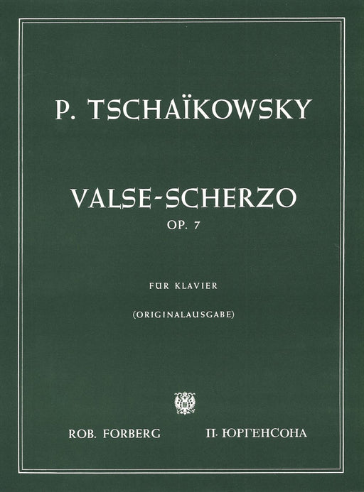 VALSE - SCHERZO OP.7 ORIGINALAUSGABE