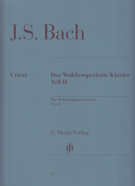 Das Wohltemperierte Klavier Teil 2