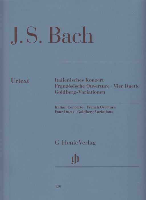 Italienisches Konzert, Franzosische Ouverture, Vier Duette, Goldberg-Variationen