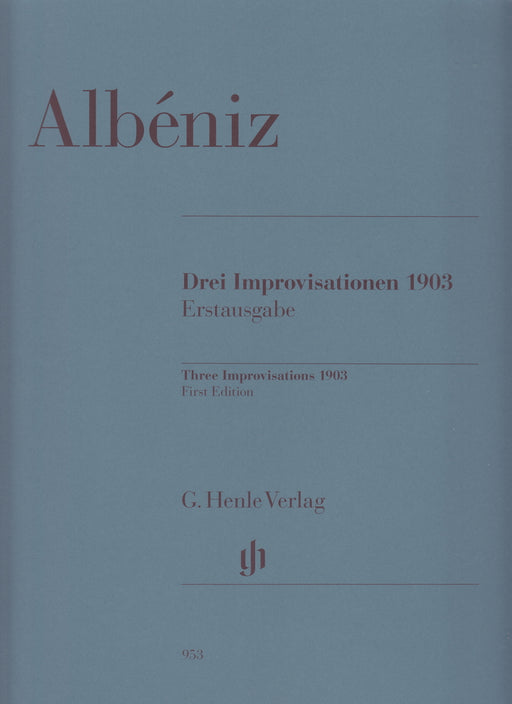 3 Improvisationen 1903 (Erstausgabe)