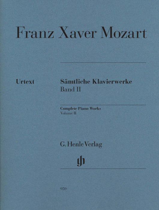 Samtliche Klavierwerke Band II