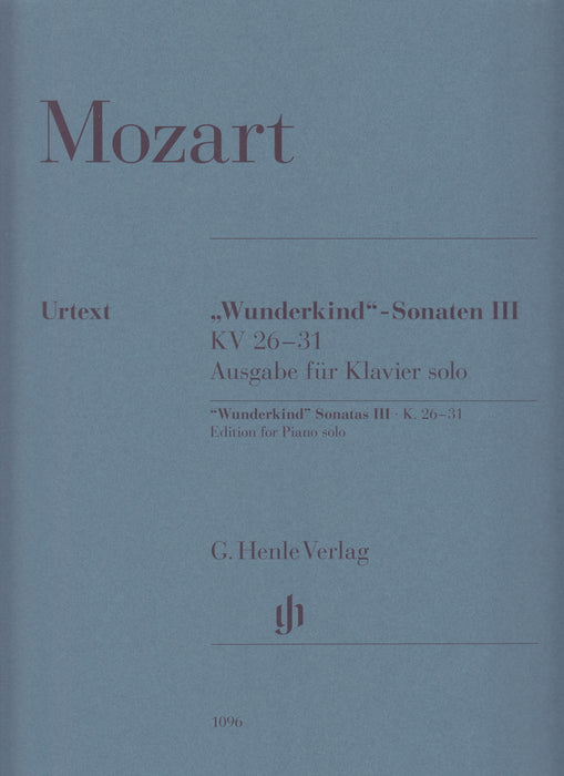 "Wunderkind" Sonatas III K.26-31