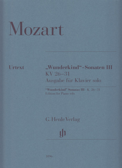 "Wunderkind" Sonatas III K.26-31