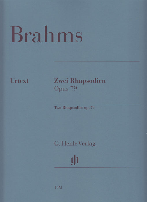 2 Rhapsodien Op.79