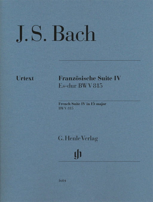 Franzosische Suiten 4 Es dur BWV815