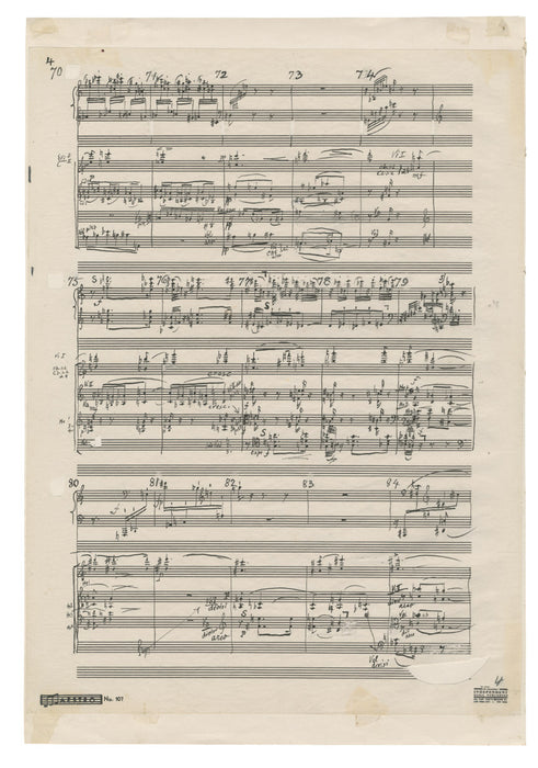 Concerto for Piano and Orchestra op.42 [Facsimile]