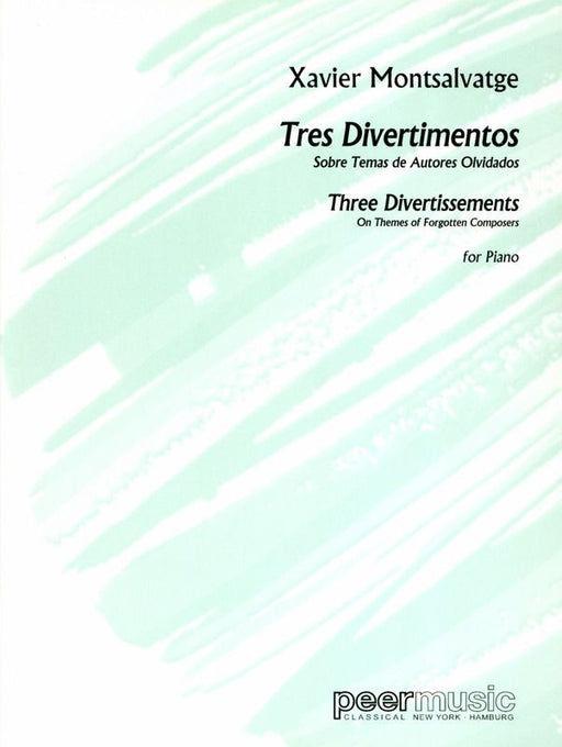 TRES DIVERTIMENTOS - SOBRE TEMAS DE AUTORES OLBIDADOS