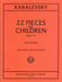 22 PIECES FOR CHILDREN Op.27