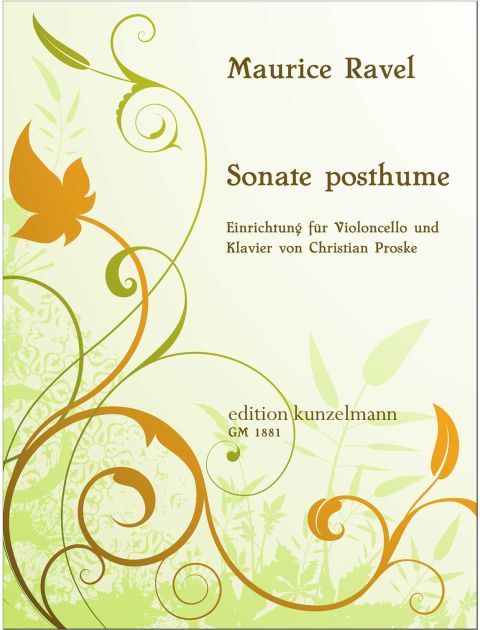 Sonate posthume fur Violine und Klavier