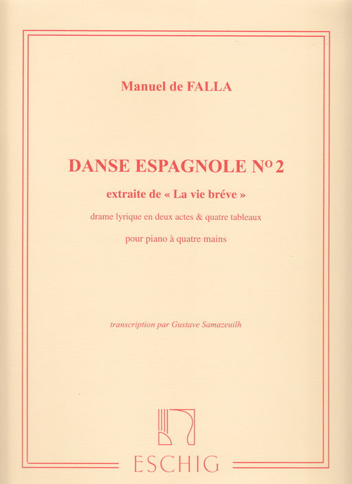 Danse Espagnole No.2 extraite de "La vie breve" (1P4H)