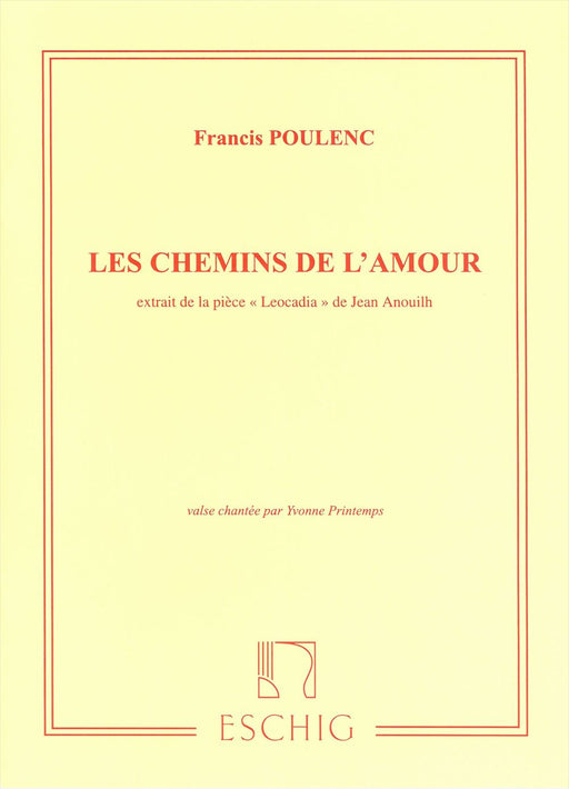 Les Chemins De L'Amour(歌+ピアノ伴奏)