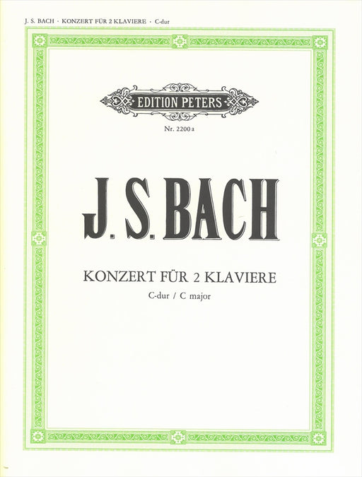 Konzert fur 2 Klaviere BWV1061 C-dur