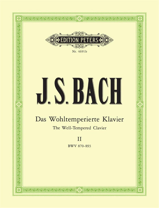 Das Wohltemperierte Klaveir Band 2 [URTEXT]