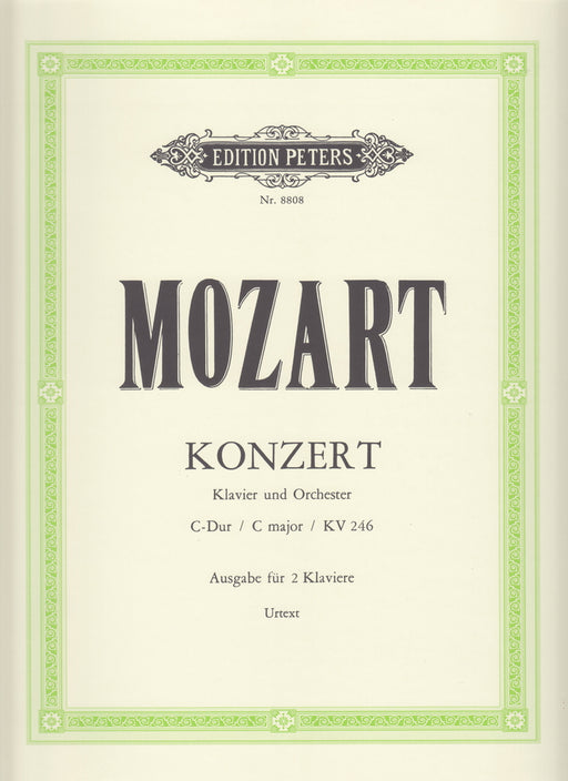 Konzert Nr.8 C-dur KV246 URTEXT