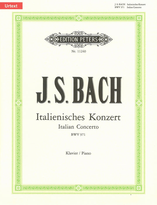 Italienisches Konzert BWV971　URTEXT