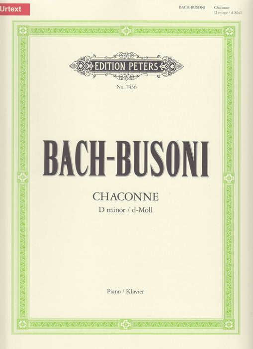 Chaconne [Busoni　URTEXT]