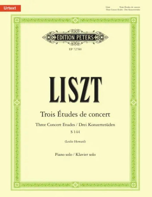 3 Etudes de Concert S.144