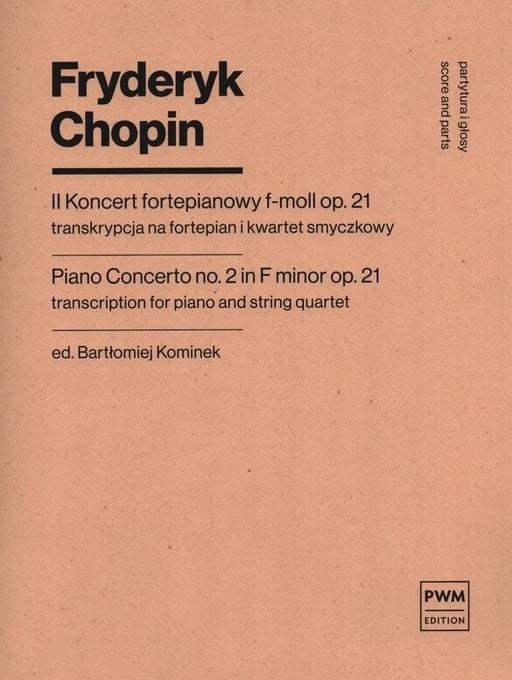 Concerto No.2 in F minor Op.21 (transcription for piano and string quartet)